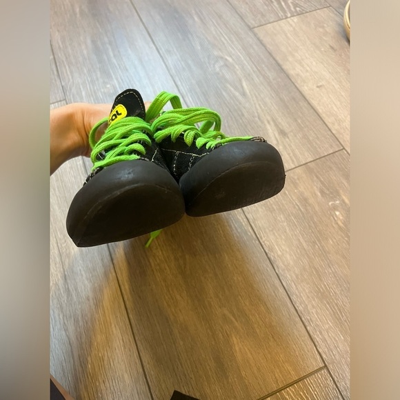 Boreal Fusion Zephyr Black Green Lucky Charm Climbing Shoes women’s 7.5 - Picture 6 of 7